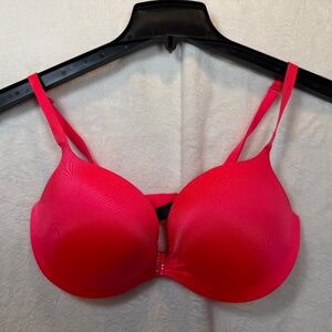 La Senza Bra Body Kiss Size 32DD Fuschia Pink Rhinestone Detail Sexy